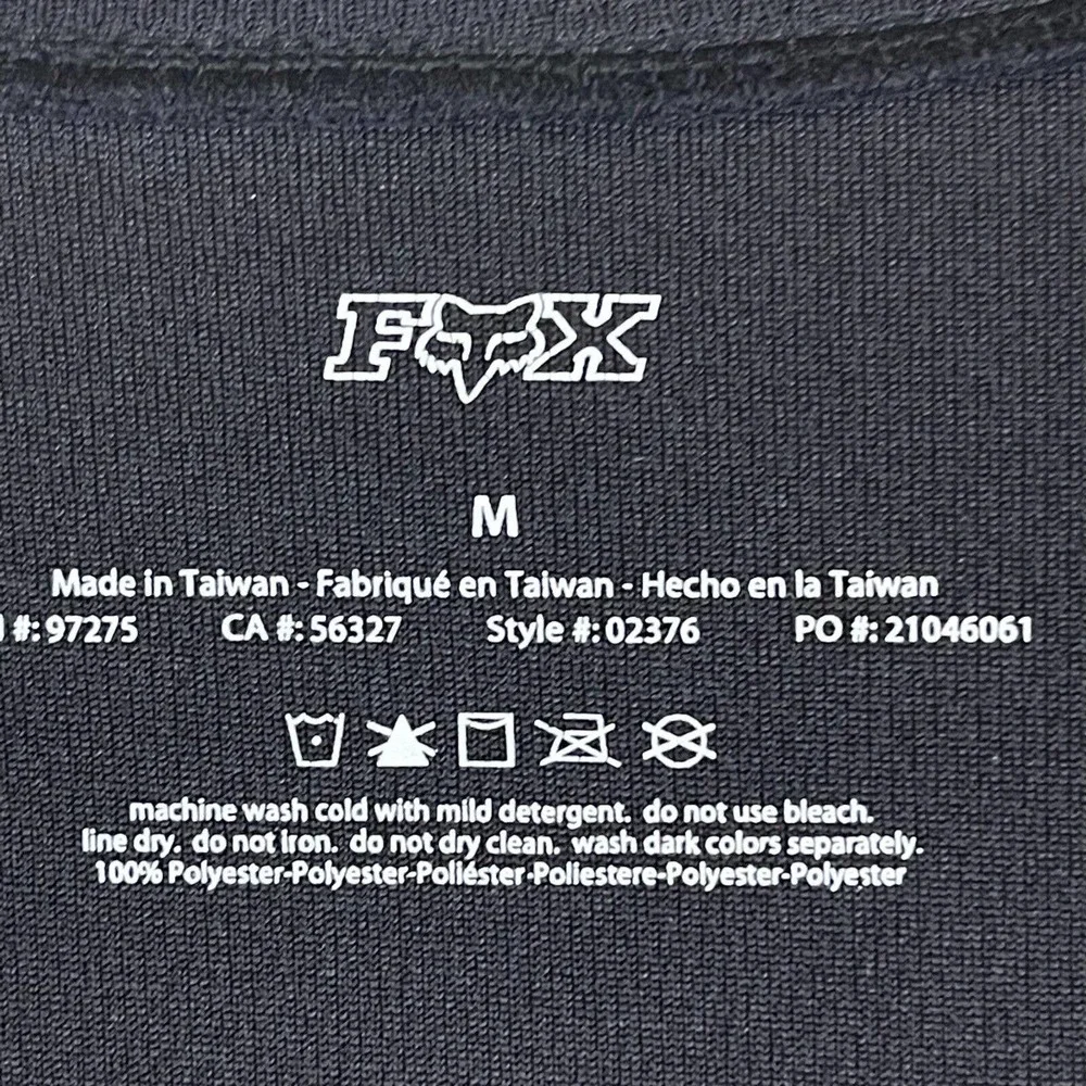 Fox Racing Womens M‎ Performance Long Sleeve Top The Original Champion Style